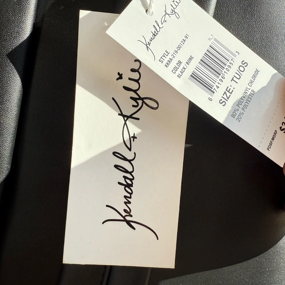 Kendall & Kylie Checkered and Clear Backpack NWT - Picture 6 of 8